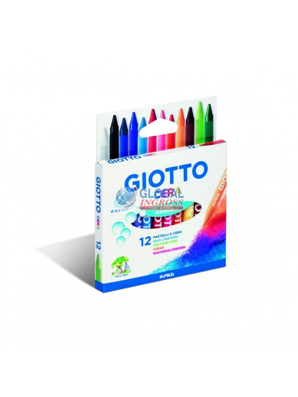 GIOTTO CERA 12 COLORI