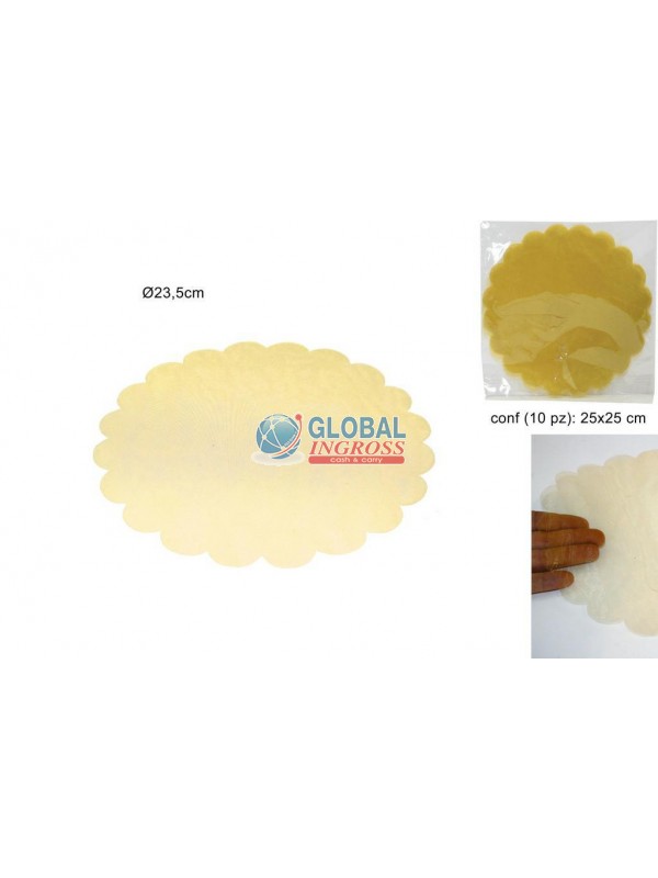 VELETTI TULLE ORO 10pz