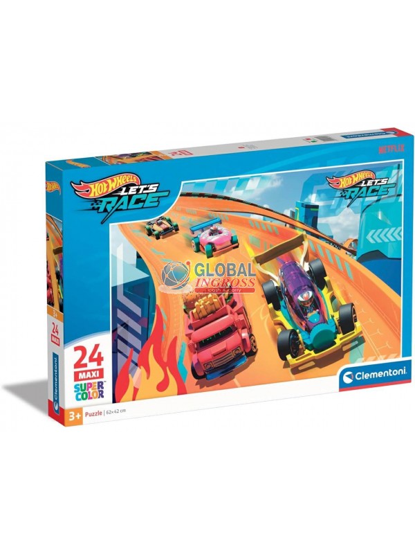 PUZZLE MAXI 24 HOT WHEELS