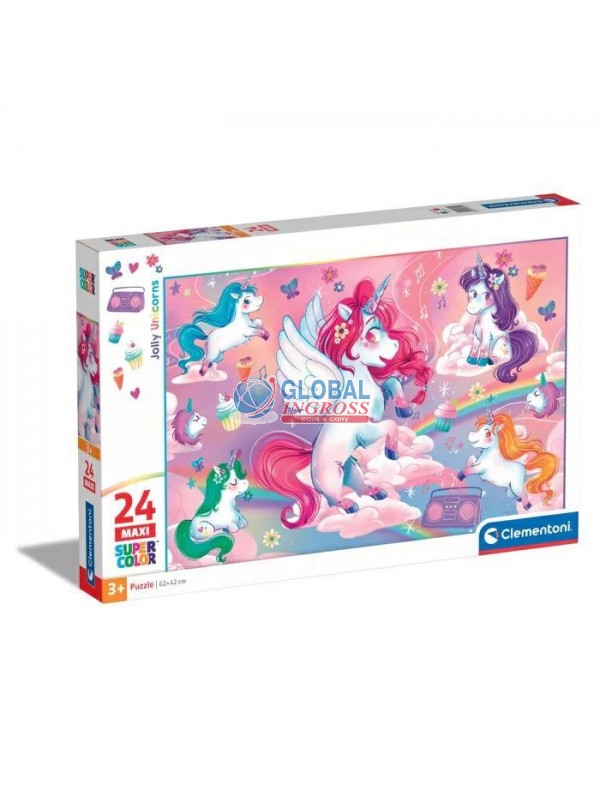PUZZLE MAXI 24 JOLLY UNICORNS