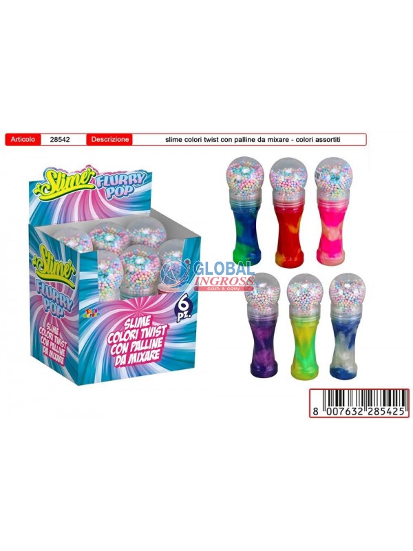 SLIME WIND CON PALLINE colori assortiti