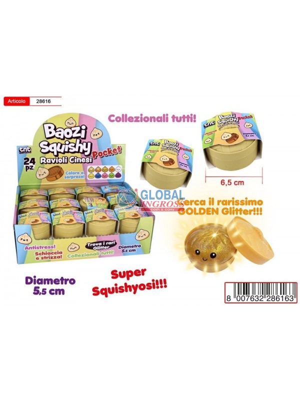 BAOZI 5,5cm POCKET SQUISHY - RAVIOLO CINESE