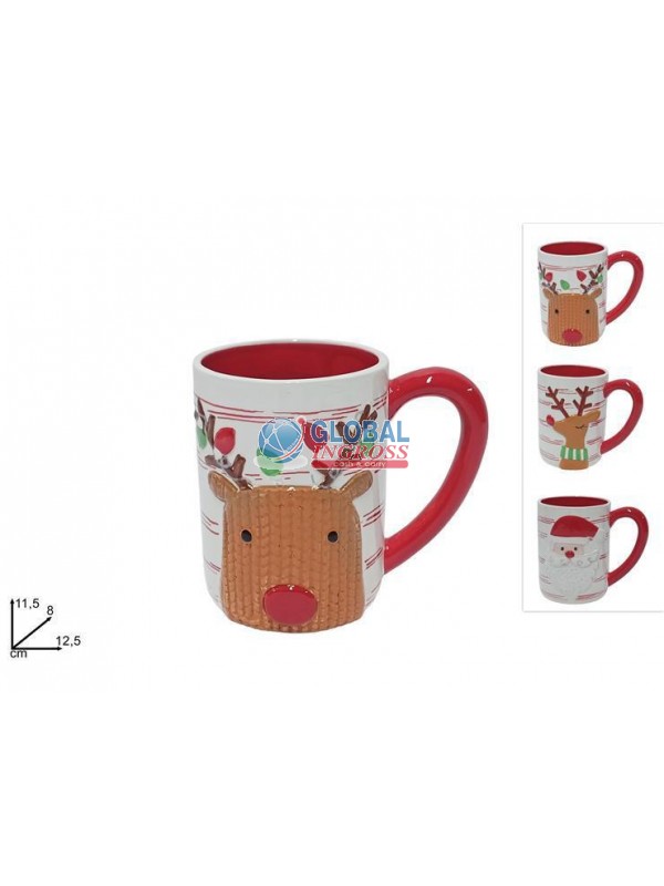 TAZZA NATALE CERAMICA ASS.