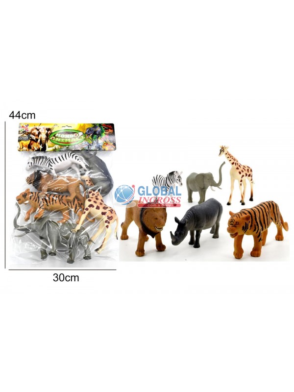 ANIMALI SAVANA SELVAGGIA 6pz