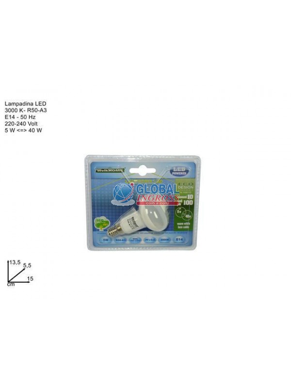 LAMPADINA LED E14 5W
