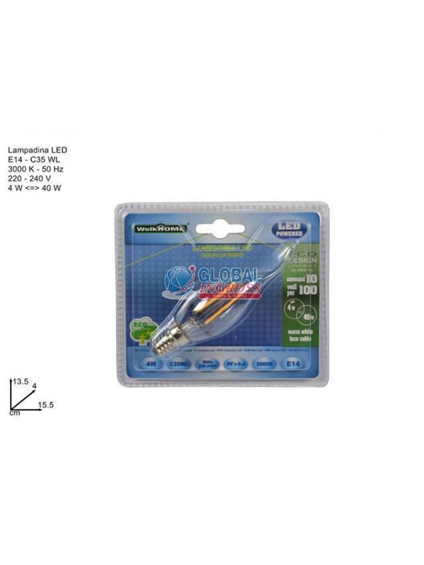 LAMPADINA LED 4W COLPO VENTO