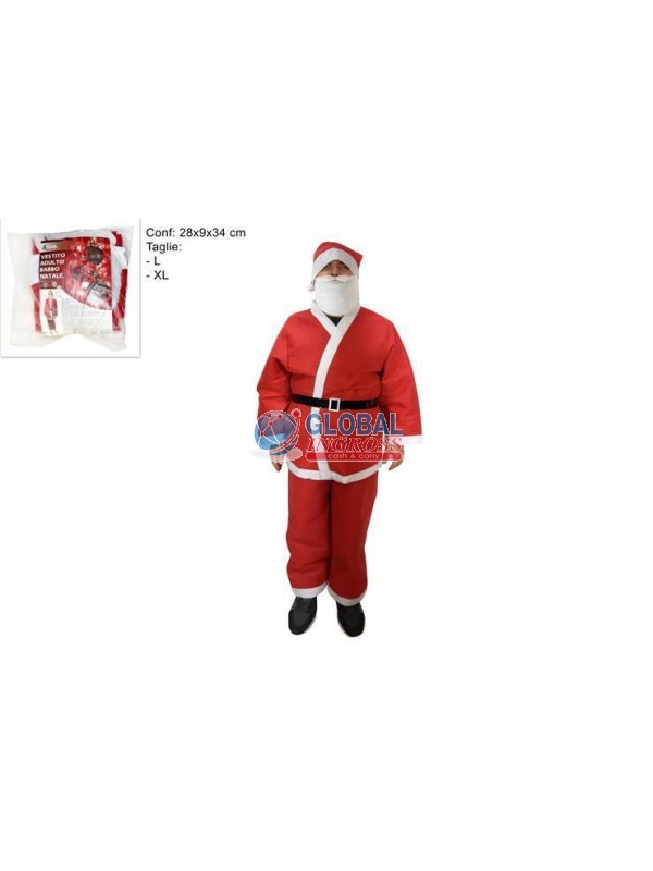 VESTITO BABBO NATALE X ADULTO