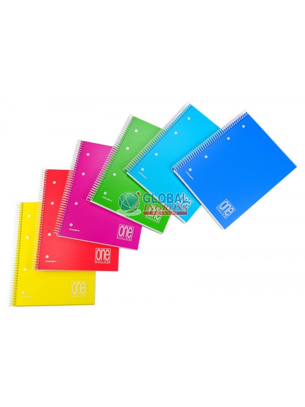 QUADERNO ONE COLOR PPL SPIRALE 5mm