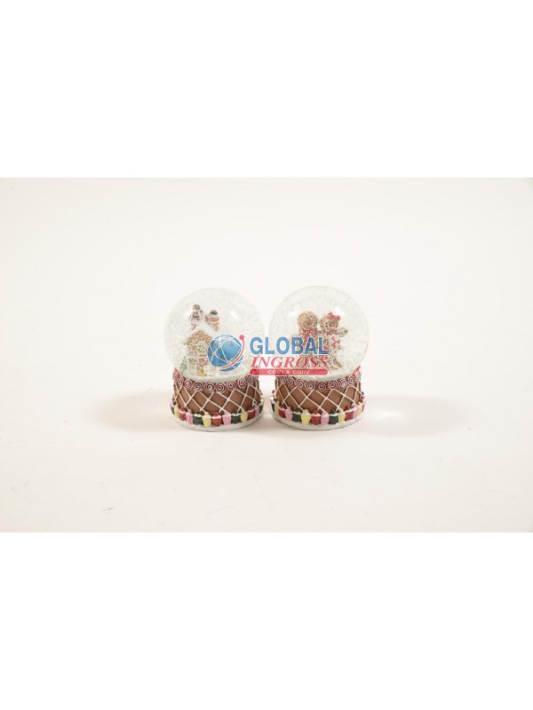 PALLA DI NEVE DECORI ASS. 8cm