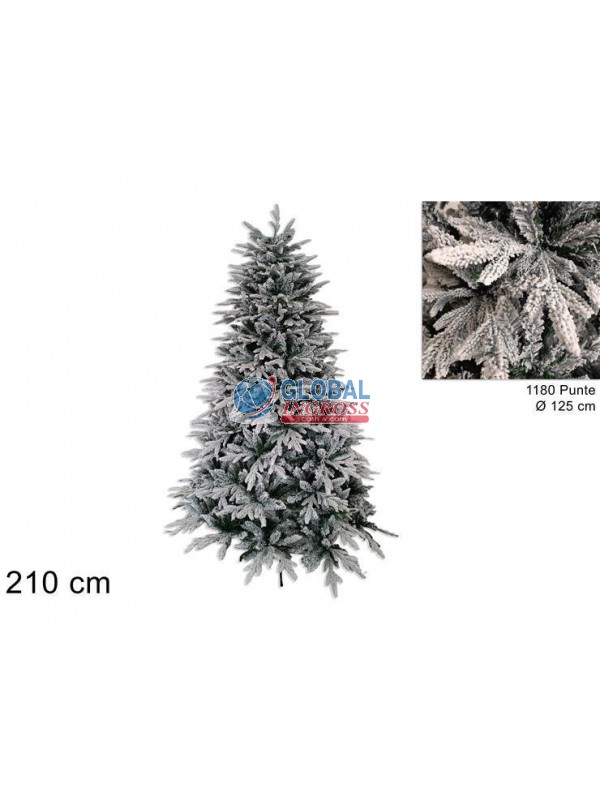 ALBERO PE+PVC INNEVATO 210cm 1180 PUNTE