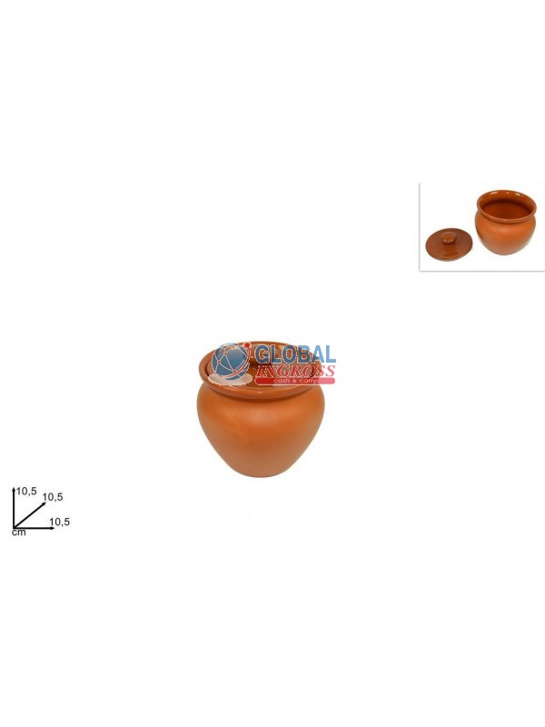BARATTOLO TERRACOTTA BOMBATO
