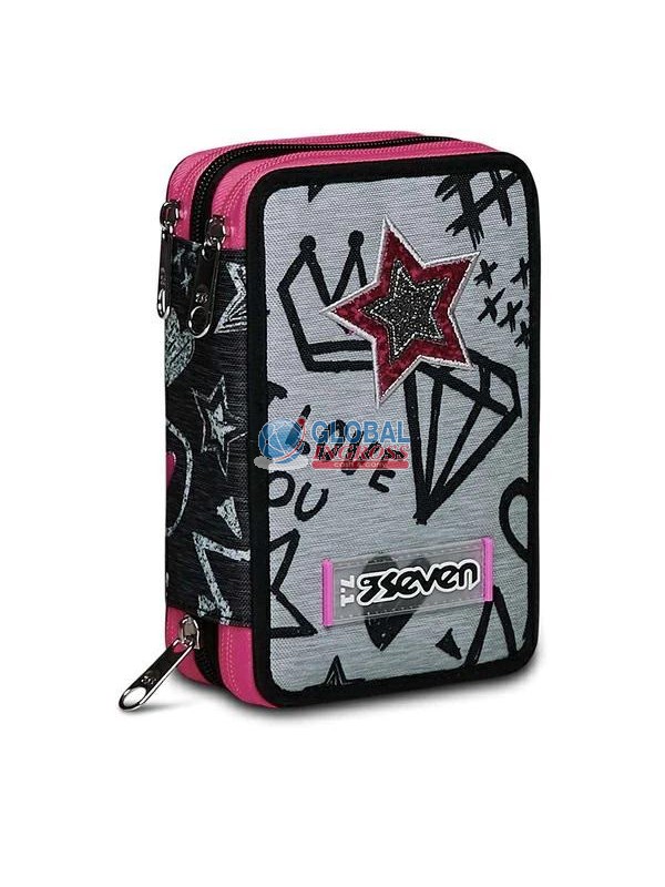 ASTUCCIO SEVEN ZIPPER GLAMY 3zip