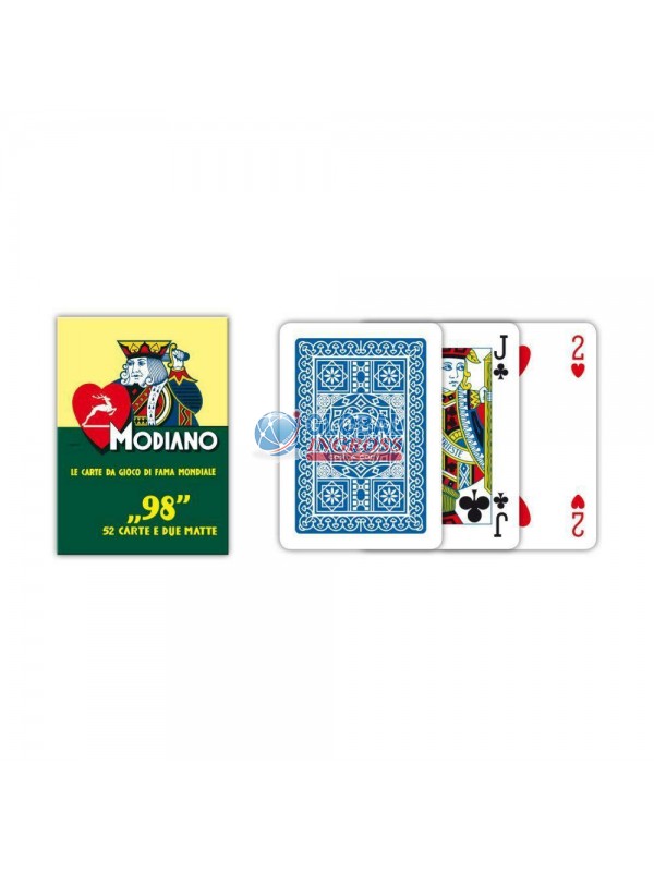 CARTE POKER 98 BLU MODIANO