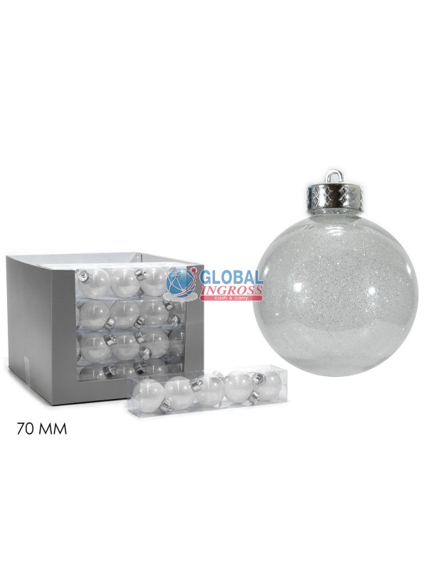 PALLE BIANCHE MIX 70mm 5pz