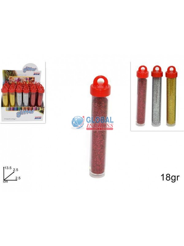 GLITTER COL.ASS. 18gr IN TUBO