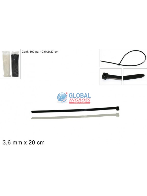 FASCETTE 20cm 100pz