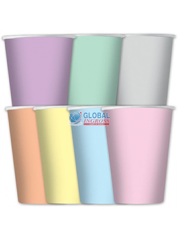 BICCHIERI SOFT RAINBOW 8pz