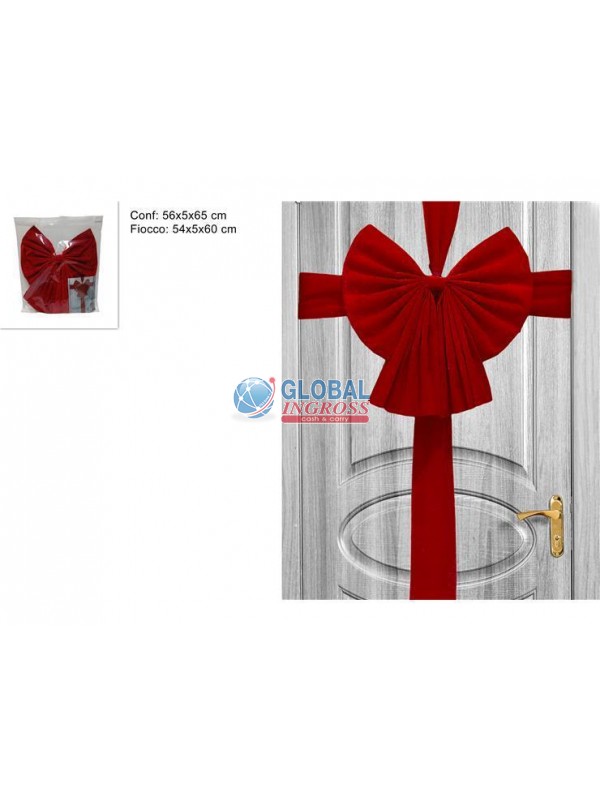 FIOCCO PER PORTA VELLUTO ROSSO