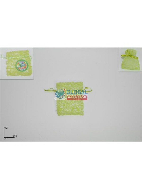 SACCHETTO SPIDER VERDE 9x12