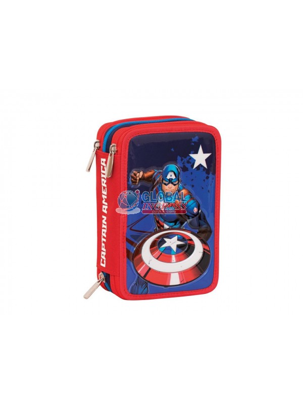 ASTUCCIO CAPTAIN AMERICA LEGENDARY AVENGERS 3 ZIP