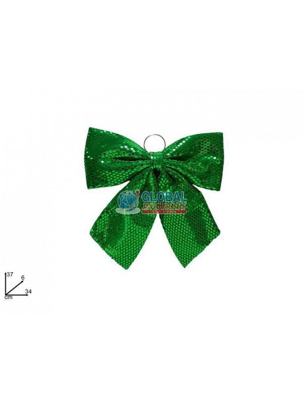 FIOCCO LAMINATO 34cm ROMBI VERDE