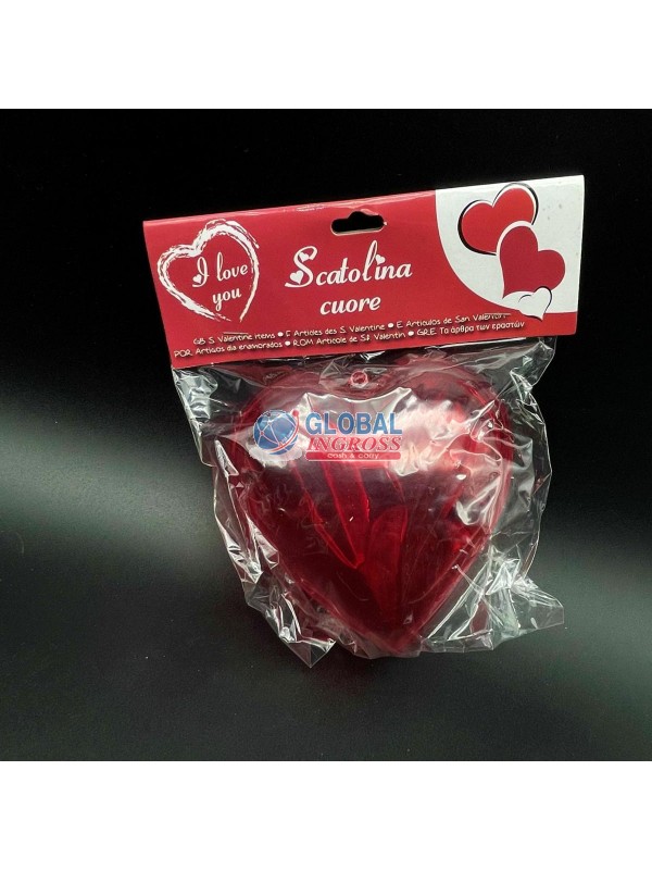CUORE PLASTICA 10cm