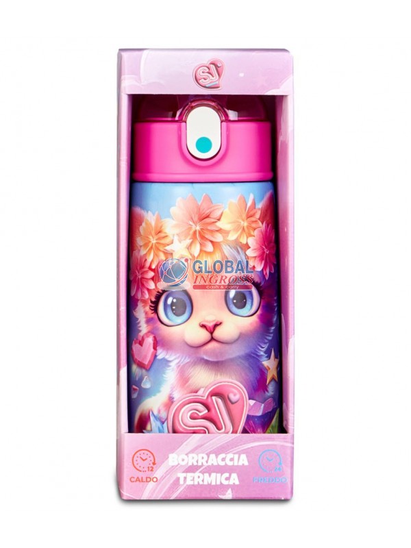 BORRACCIA ALLUMINIO SEVEN SJ GANG ANIMALI GIRL 226 460ml TERMICA