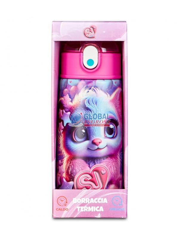 BORRACCIA ALLUMINIO SEVEN SJ GANG ANIMALI GIRL 300 460ml TERMICA