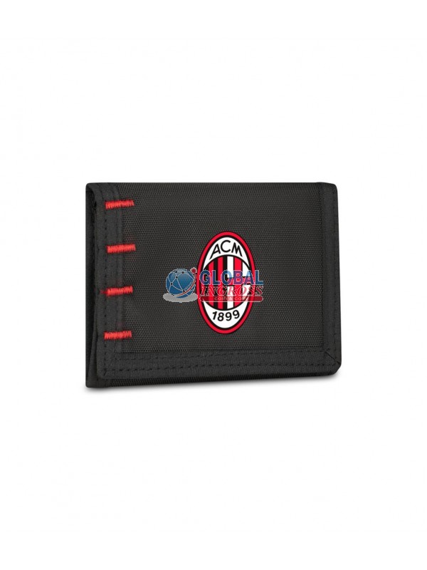 PORTAFOGLIO MILAN VELCRO ROSSONERI CONNECTION
