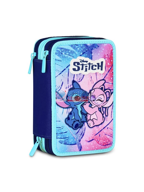 ASTUCCIO STITCH 3zip CUTE AND FLUFFY LILO & STITCH