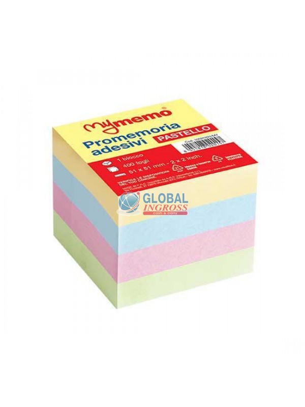 MY MEMO CUBO 51x51 PASTEL 400ff