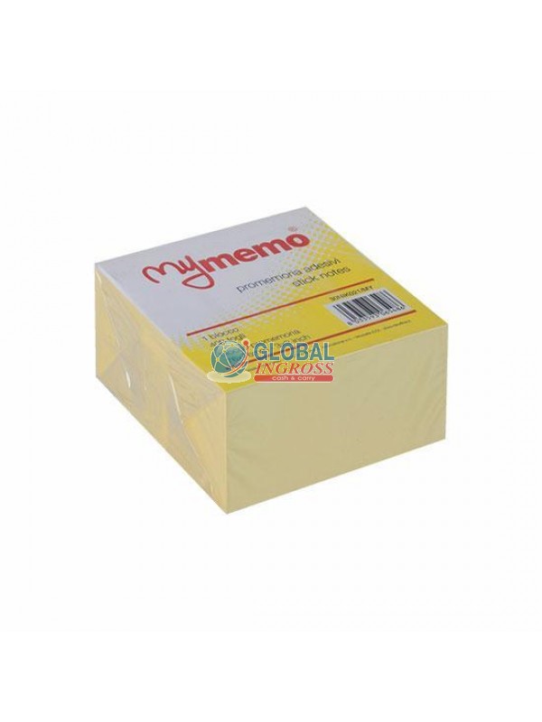 MY MEMO CUBO 76x76 GIALLO