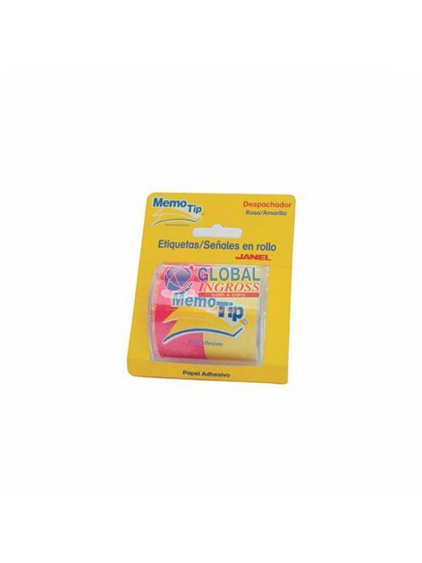 MEMOTIP C/DISPENSER GIALLO