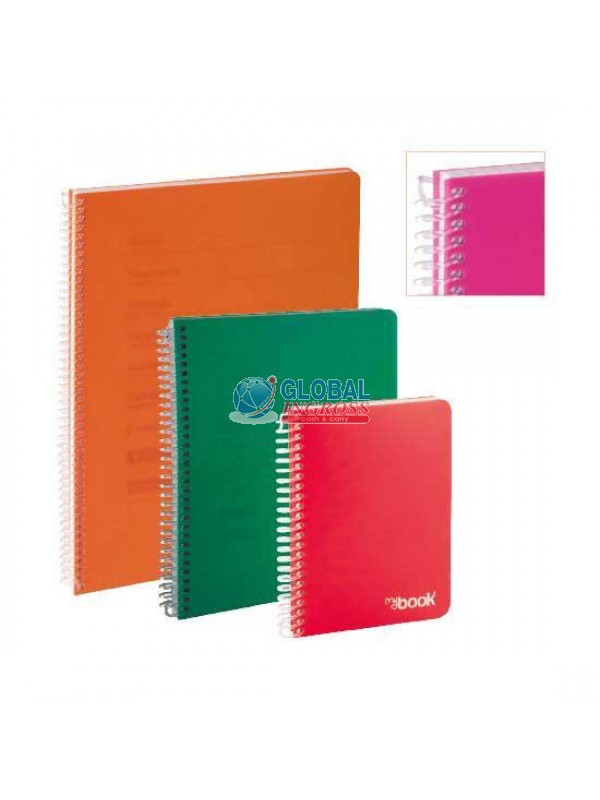 QUADERNO SPIRALE PPL 5mm 80ff