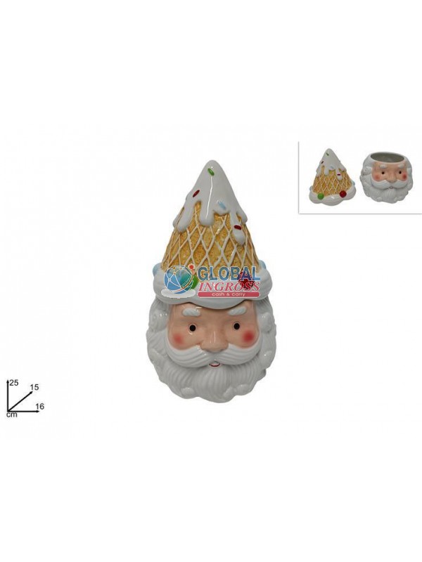 BARATTOLO VISO BABBO DECORO BISCOTTO