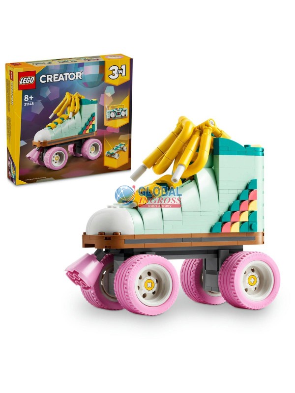 LEGO CREATOR PATTINI A ROTELLE RETRO'