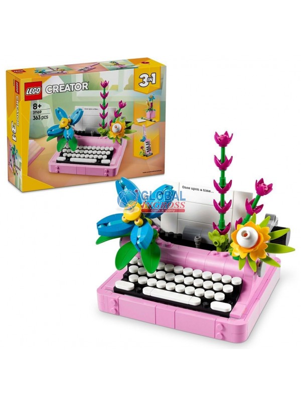 LEGO CREATOR MACCHINA DA SCRIVERE CON FIORI