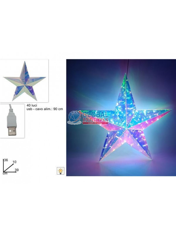 STELLA RAINBOW 39cm C/40 LED USB