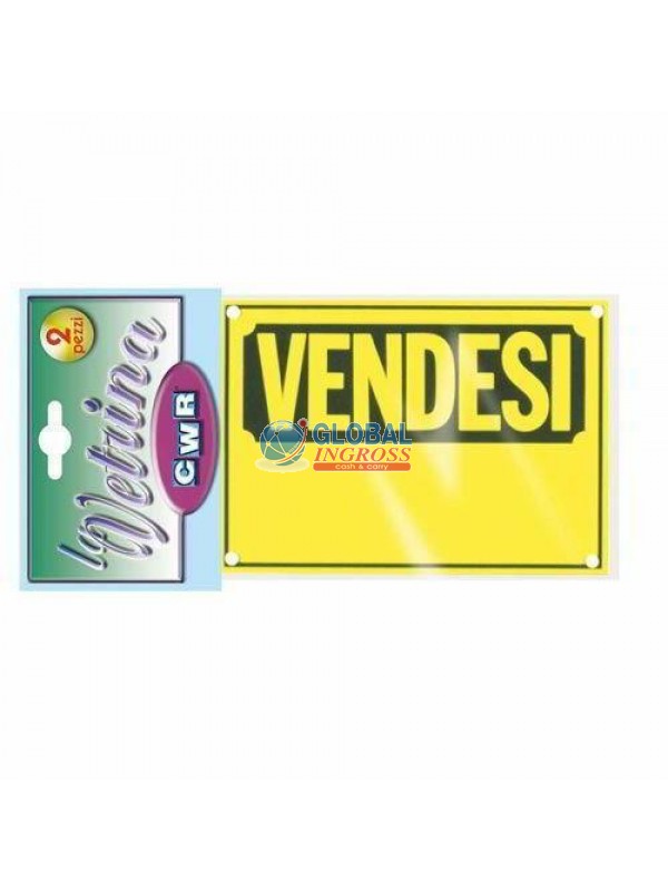 CARTELLI PLASTICA VENDESI 2pz