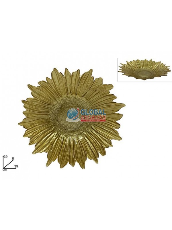 CENTROTAVOLA VETRO ORO