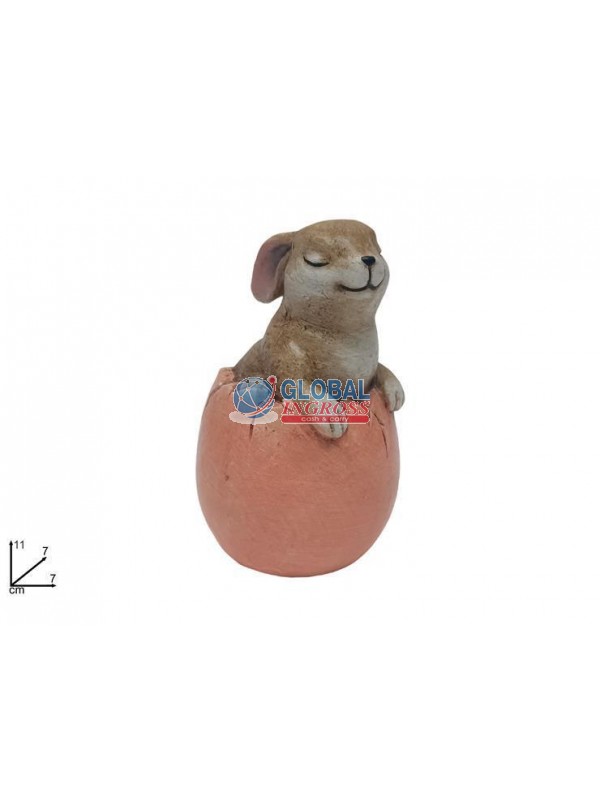 UOVO C/CONIGLIO 11cm