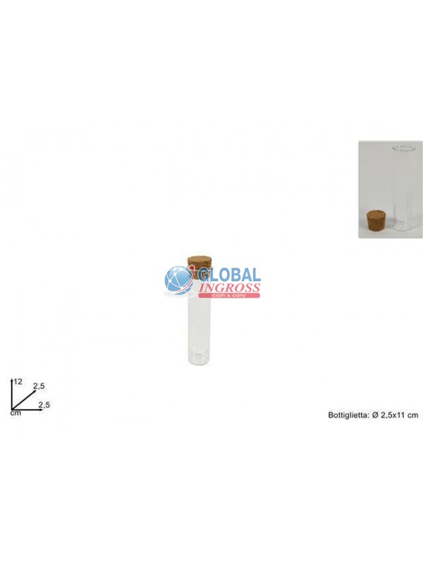 BOTTIGLIETTA TAPPO SUGHERO 25x110mm