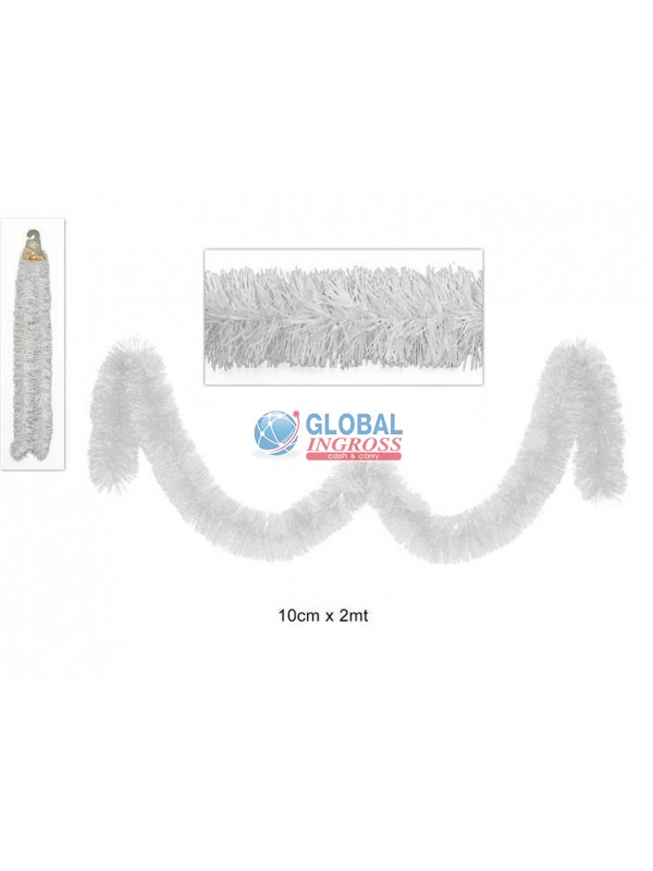 FILO ADDOBBO BIANCO 10cm x2mt
