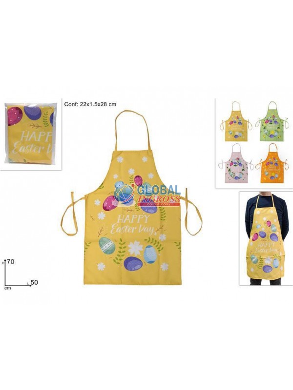 GREMBIULE PASQUA DECOROUOVA COL.ASS.