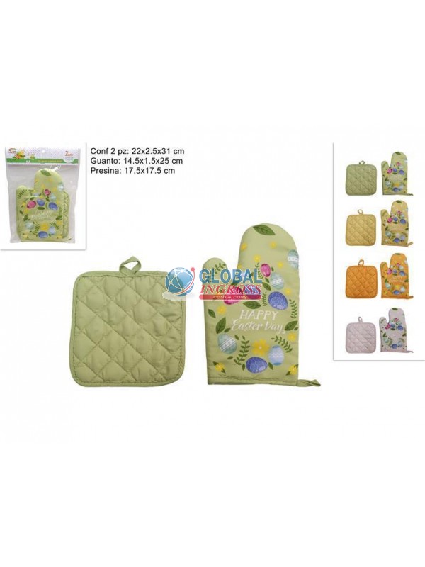 SET CUCINA PASQUA GUANTO E PRESINA COL.ASS.
