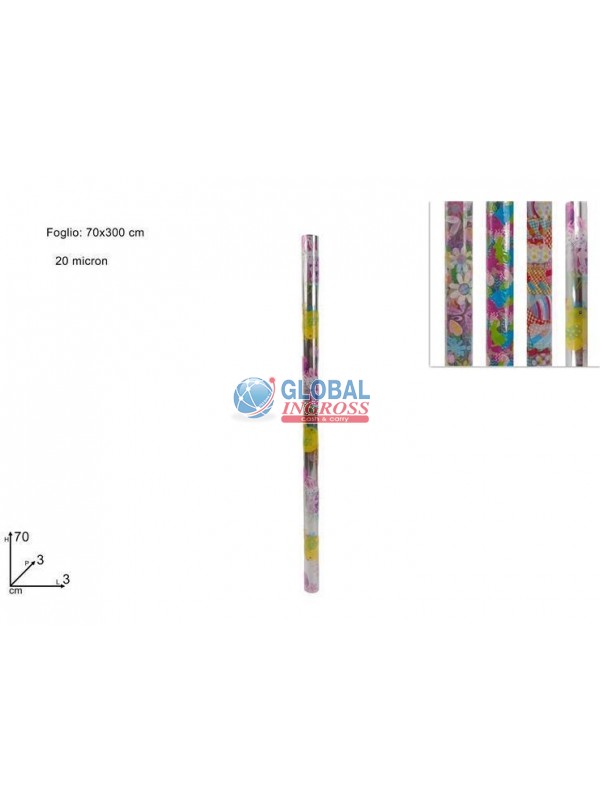 CELLOPHANE ROTOLO PASQUA 70x300cm