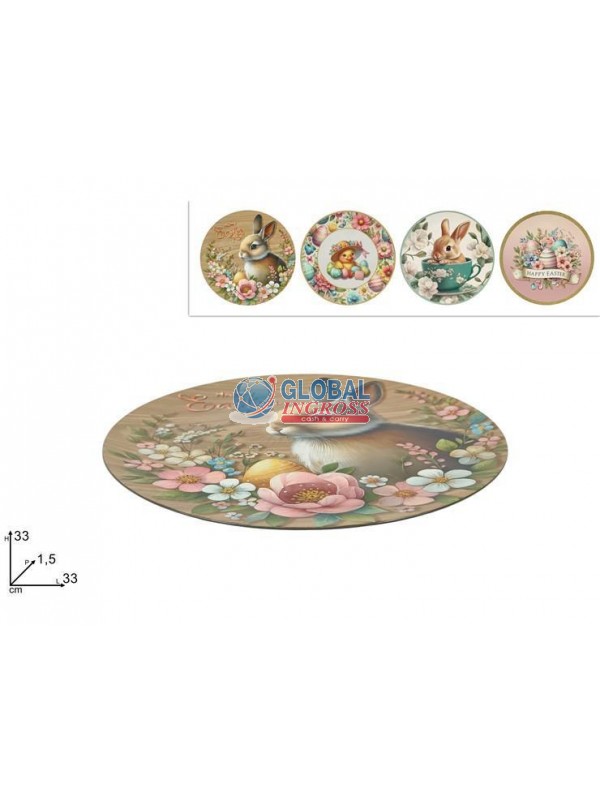SOTTOPIATTO PASQUA MELAMINA 33cm