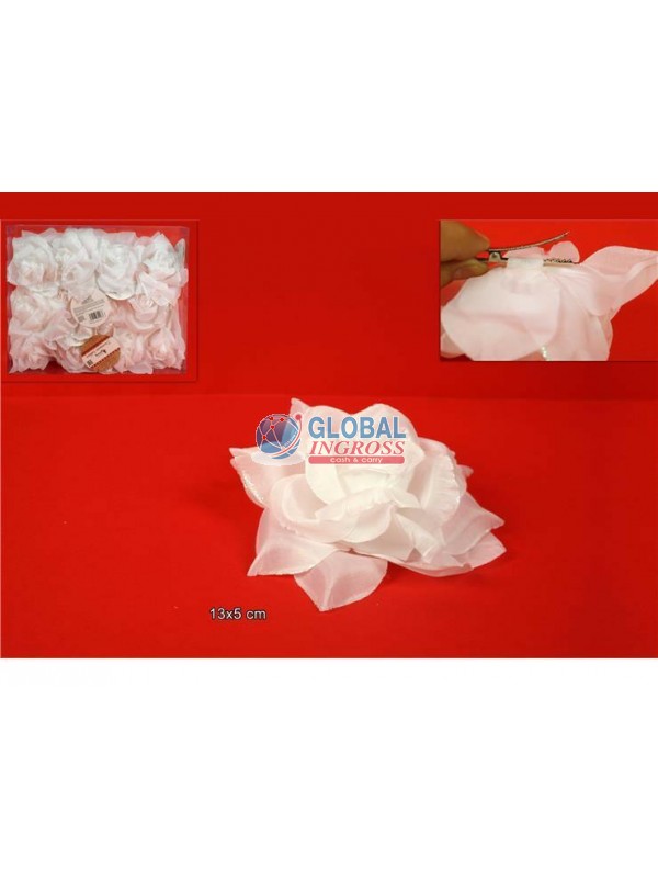 ROSA BIANCA GLITTER C/PINZETTA