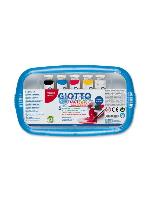 TEMPERA GIOTTO 21ml 5 TUBI