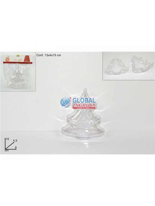 ALBERO PLASTICA TRASP.10cm